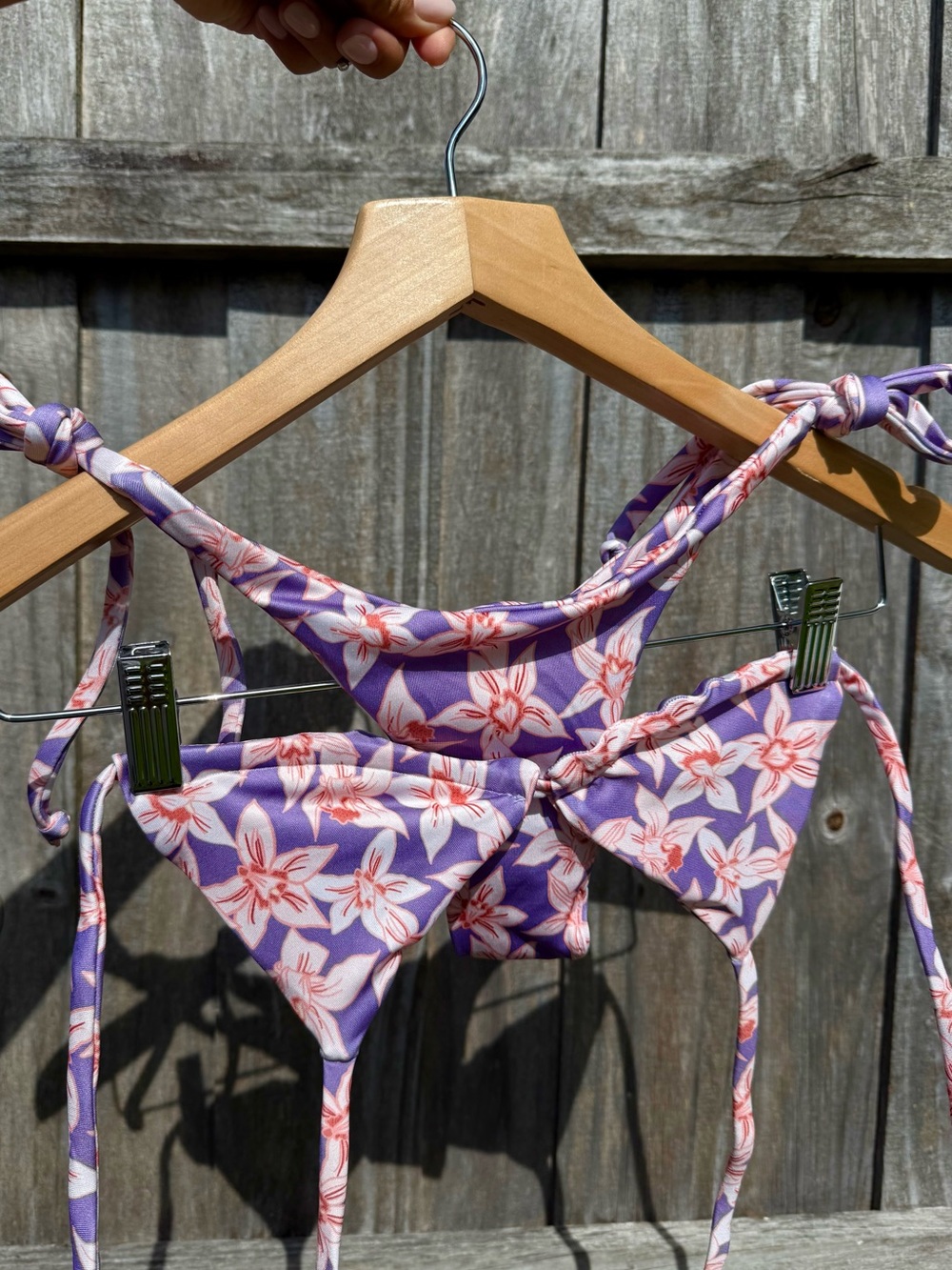 Handmade Bikini set in Dusty Orchids